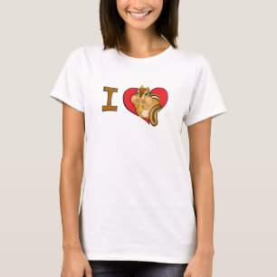 Camiseta Chipmunks del corazón I