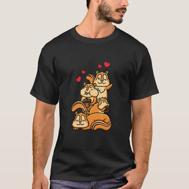 Camiseta Chipmunks Rodents (Anverso)