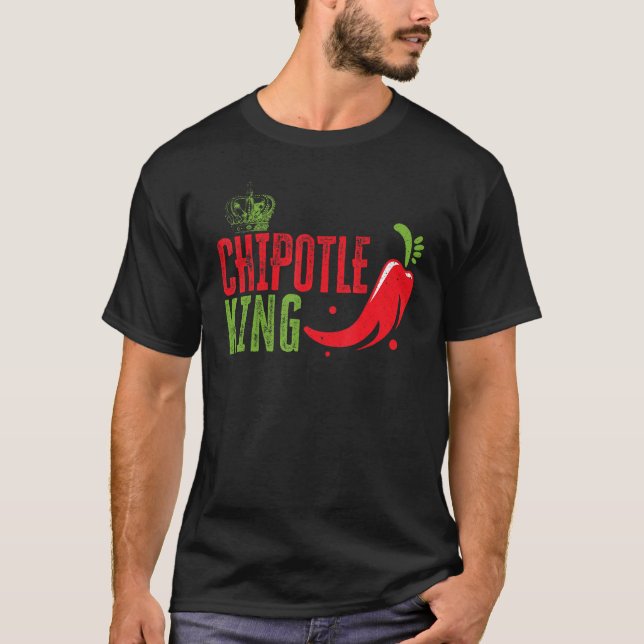 Camiseta Chipotle King Chili Flavor Spich Food (Anverso)