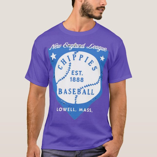 Camiseta Chippies Lowell - Massachusetts - Derunct de época (Anverso)