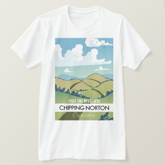 Camiseta Chipping Norton Oxfordshire (Anverso del diseño)