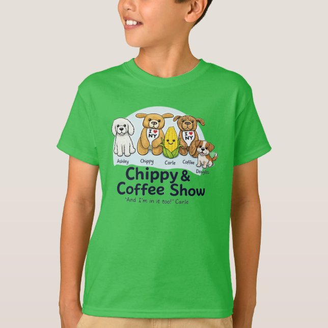 Camiseta Chippy & Coffee Show (Anverso)