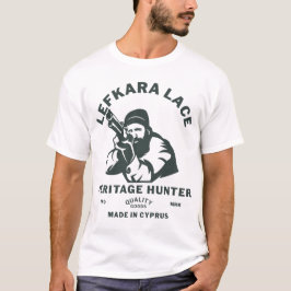 Camiseta Chipre: cazador del patrimonio de encaje de Lefkar