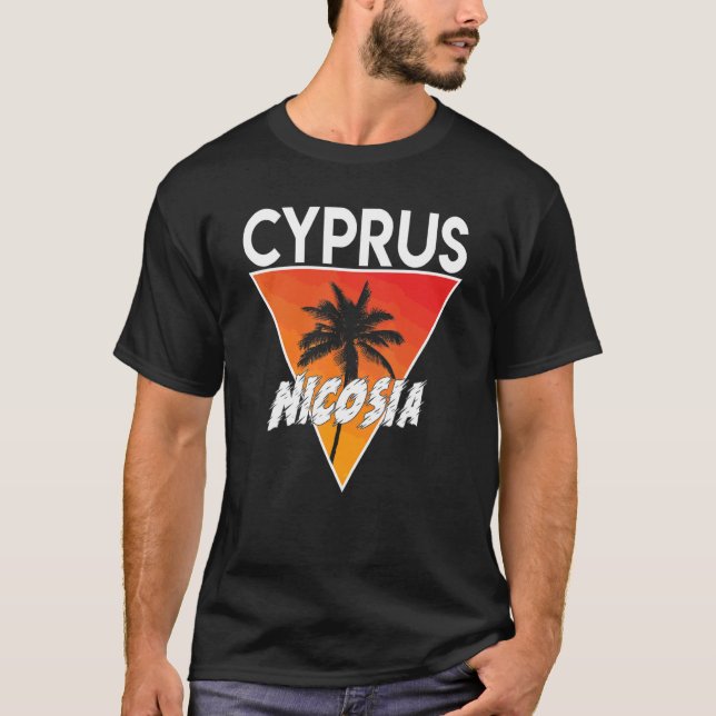 Camiseta Chipre Con Colores Soleados (Anverso)