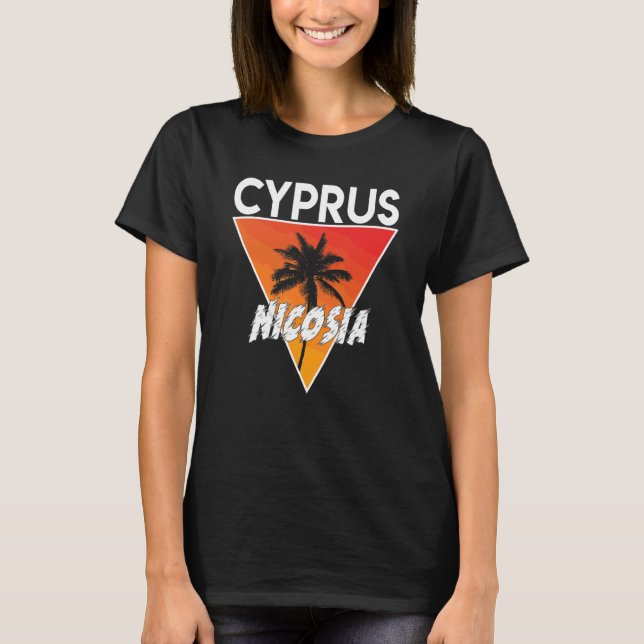 Camiseta Chipre Con Colores Soleados (Anverso)