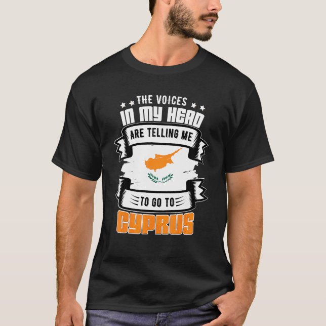 Camiseta Chipre En Mi Cabeza (Anverso)