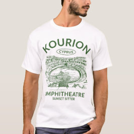 Camiseta Chipre: espectador de la puesta de sol del anfitea
