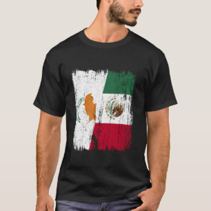 Camiseta Chipre México Media Bandera Herencia Chipriota Mex