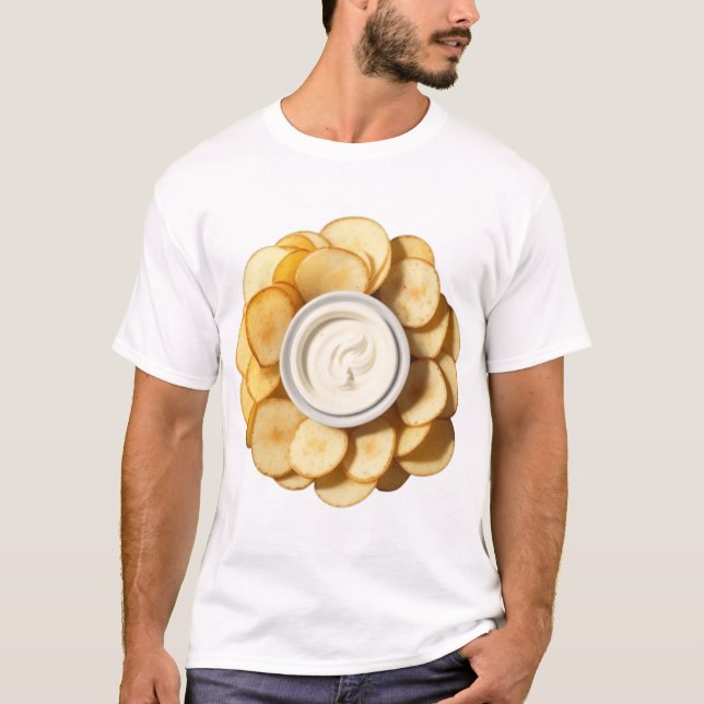 Camiseta Chips de papa con capucha de mayonesa (Anverso)