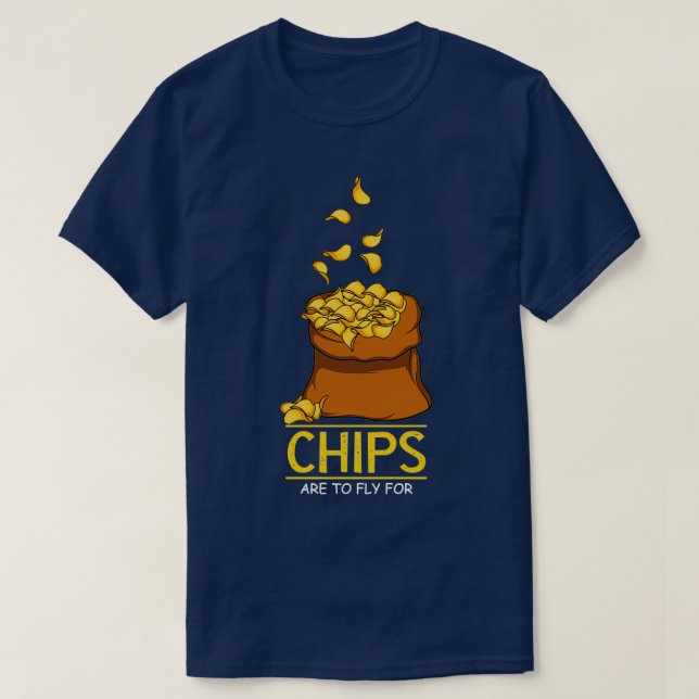 Camiseta Chips Food Lover Gift (Diseño del anverso)