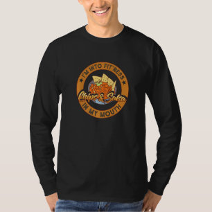 Camiseta Chips Y Salsa Bowl Plato Queso Comida Mexicana Nac