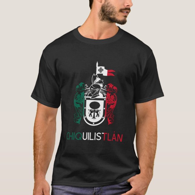 Camiseta Chiquilistlan Jalisco Estado De Mexico Escudo Eagl (Anverso)