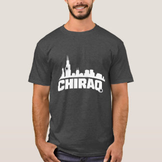 Camiseta CHIRAQ Skyline – Distressed Urban Graphic Tee