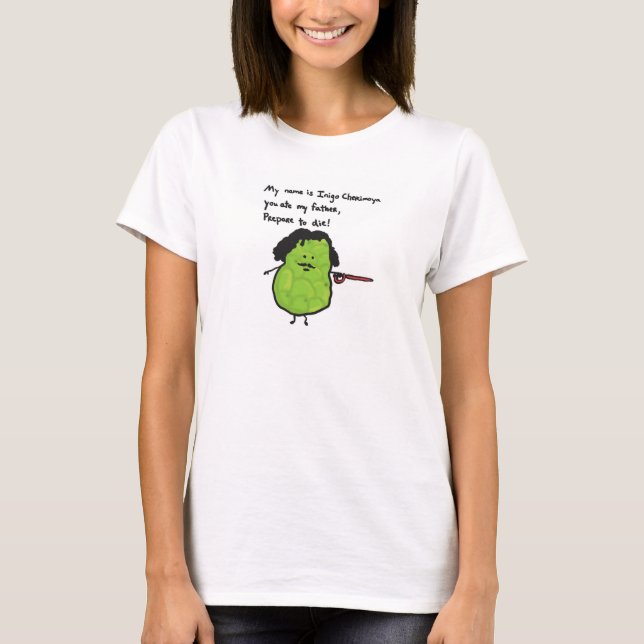Camiseta Chirimoya Foodpun de Íñigo (Anverso)