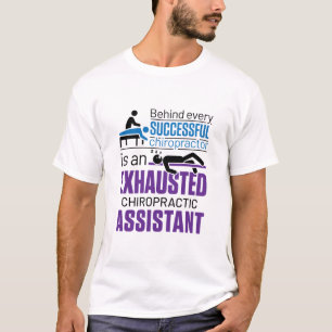 Camiseta Chiropráctico asistente de quiropráctico dice gr