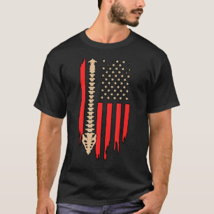 Camiseta Chiropráctico Bandera De Ee.Uu. Chiropractor Ciruj