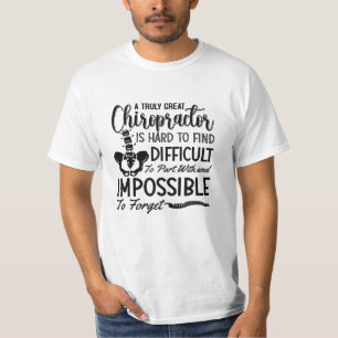 Camiseta Chiropráctico Chiro Spine Verdaderamente Gran Quir