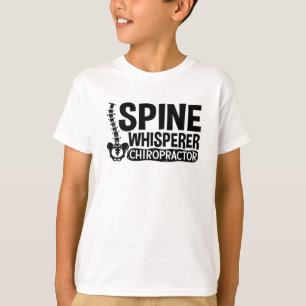 Camiseta Chiropráctico quiropráctico de susurros de columna