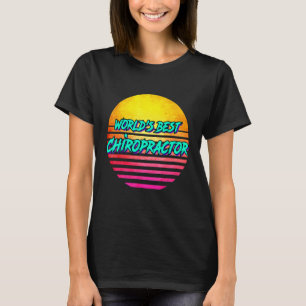Camiseta Chiropráctico Retro 1980 Mejor Quiropráctico del m