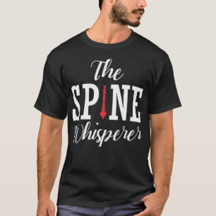 Camiseta Chiropractor de susurros espinosos Dia ortopédica