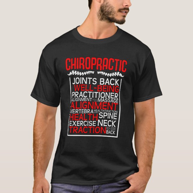 Camiseta Chiropractor Joints Back Complementary Medicine Ch (Anverso)