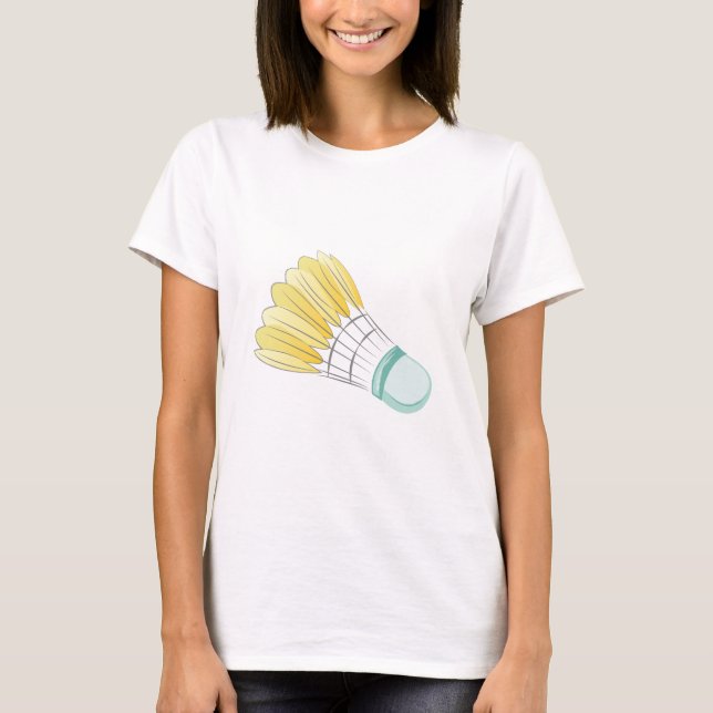 Camiseta Chirrido del bádminton (Anverso)