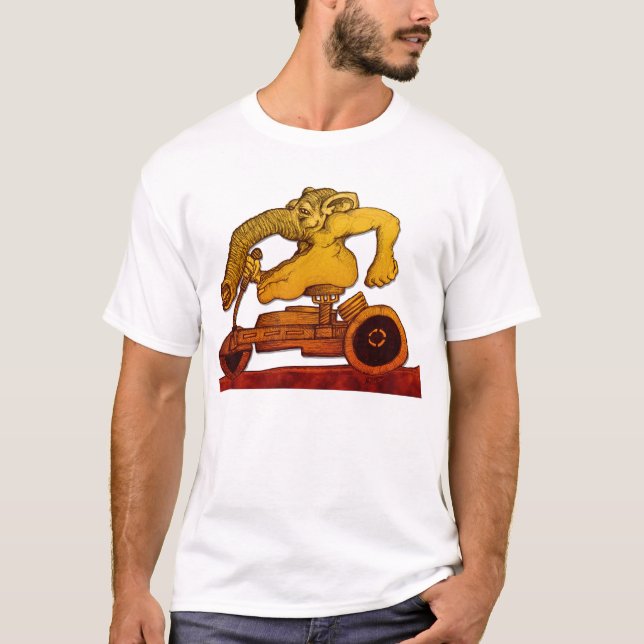 Camiseta Chisme del montar a caballo (Anverso)