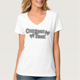 Camiseta Chisme Time - Gráfico divertido y moderno