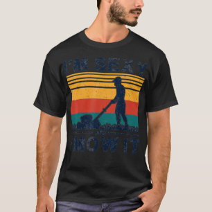 Camiseta chispa de césped retro divertido, soy sey y lo mue