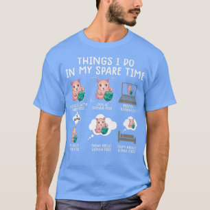 Camiseta chispa de conejillo de indias de humor sarcástico