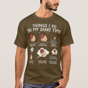 Camiseta chispa de conejillo de indias de humor sarcástico