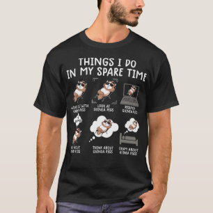 Camiseta chispa de conejillo de indias de humor sarcástico 