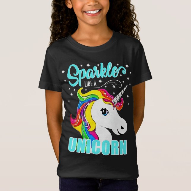 Camiseta Chispa de las estrellas como un arco iris del (Anverso)