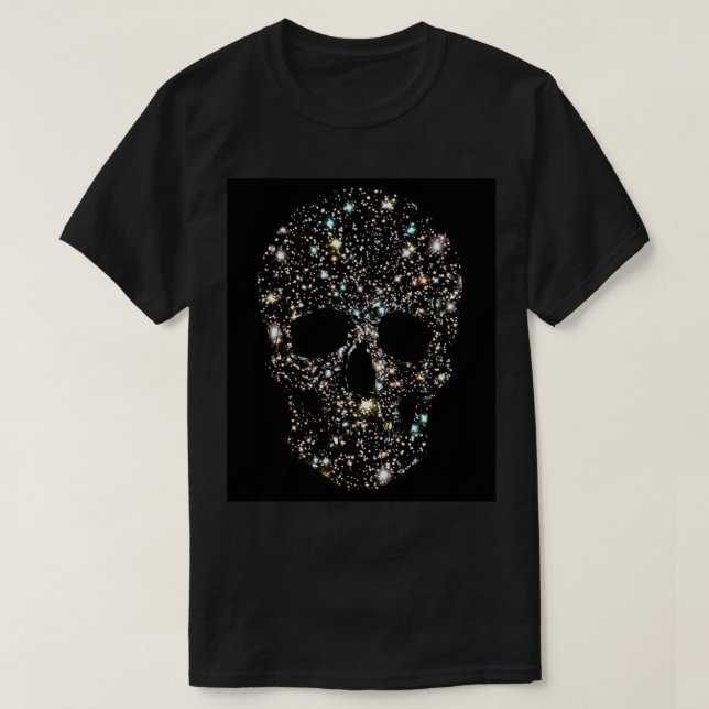 CAMISETA CHISPEANTE DEL CRÁNEO DE LAS ESTRELLAS (Diseño del anverso)