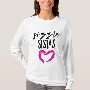 Camiseta chisporroteo de largo