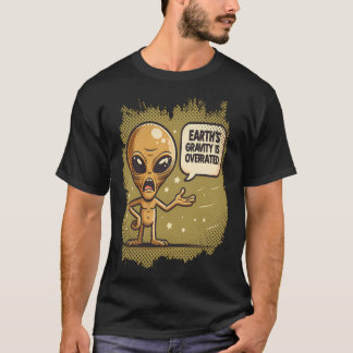 Camiseta Chiste alienígena Ufo Shirt Retro Alien Frien