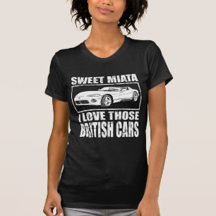 Camiseta Chiste británico del coche de la víbora de Miata