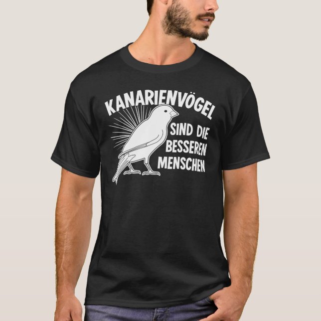 Camiseta Chiste Canario Aves Canarias (Anverso)