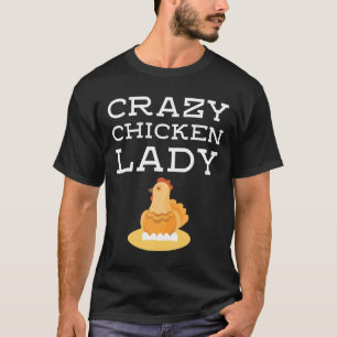 Camiseta Chiste Chica de la señora propietaria del pollo lo