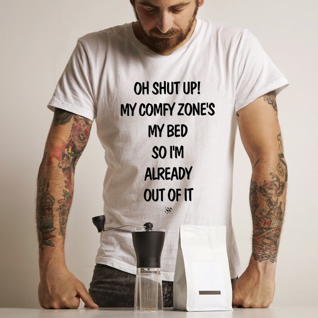 Camiseta Chiste de área de confort v2 (Subido por el creador)