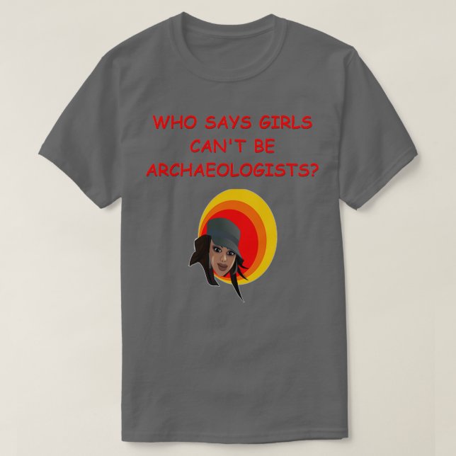 Camiseta Chiste de arqueología (Diseño del anverso)