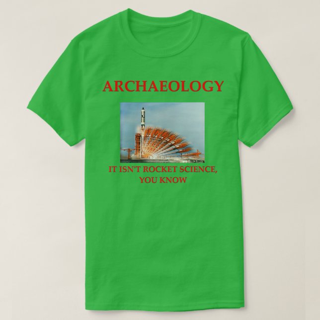 Camiseta Chiste de arqueología 18 (Diseño del anverso)