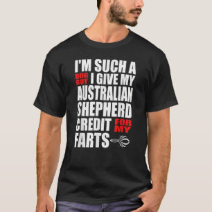 Camiseta Chiste de arte de pastor australiano para hombres
