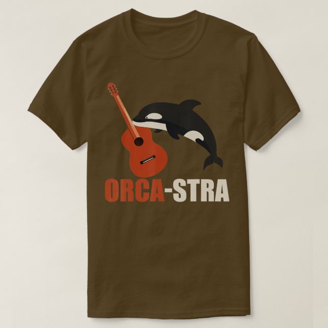 Camiseta Chiste de ballena Pun Ballenas Orcastra Cello Orca (Diseño del anverso)