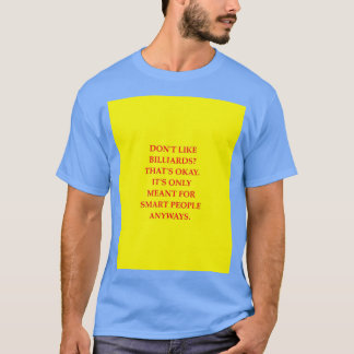 Camiseta Chiste de Billiards Gráfico TShirt (14)