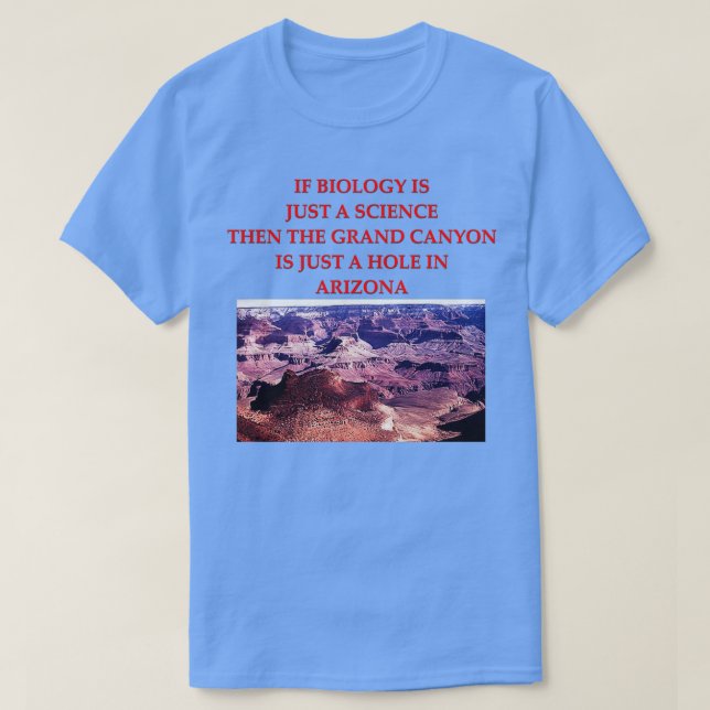 Camiseta Chiste de biología 3 (Diseño del anverso)