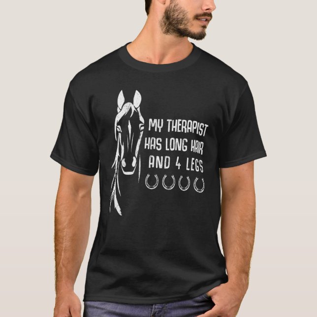 Camiseta Chiste de caballos (Anverso)