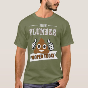 Camiseta Chiste de caca de plomo divertido Pipefitter sarcá