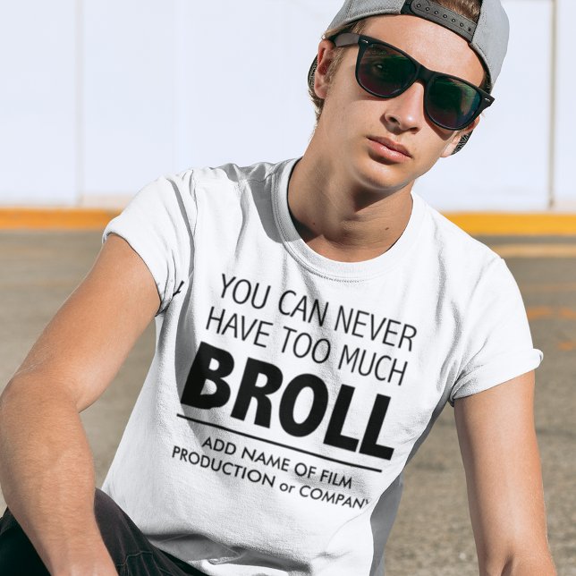 Camiseta Chiste de Cineasta Videógrafo Cineasta Funny Film  (The shirt color and all text colors are fully customizable)