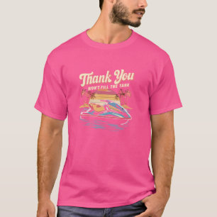 Camiseta Chiste de combustible para moto de agua, divertido